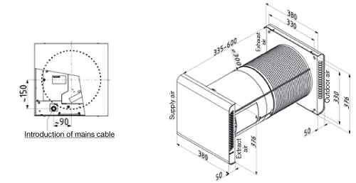 ComfoSpot 50 - Heat Recovery Unit